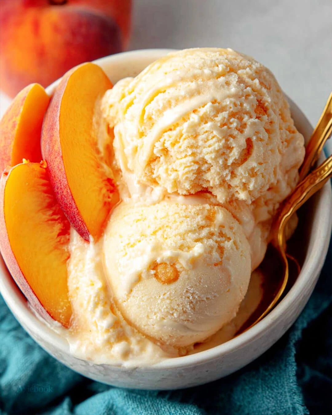 Homemade Peach Ice Cream Recipe Ingredients You Need for Peach Ice Cream