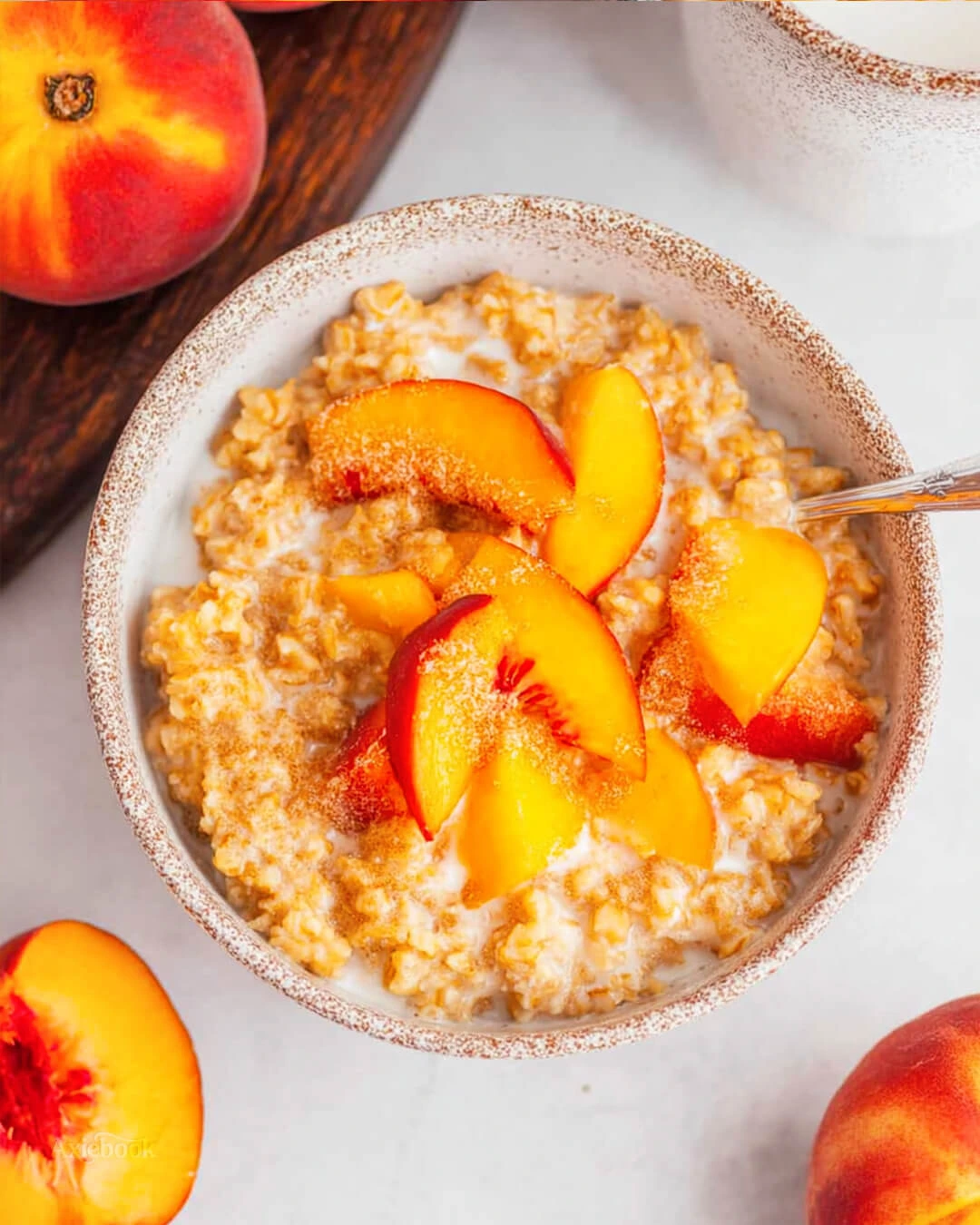 Cozy Peaches and Cream Steel-Cut Oatmeal Ingredients You Need for Peaches and Cream Steel Cut Oatmeal