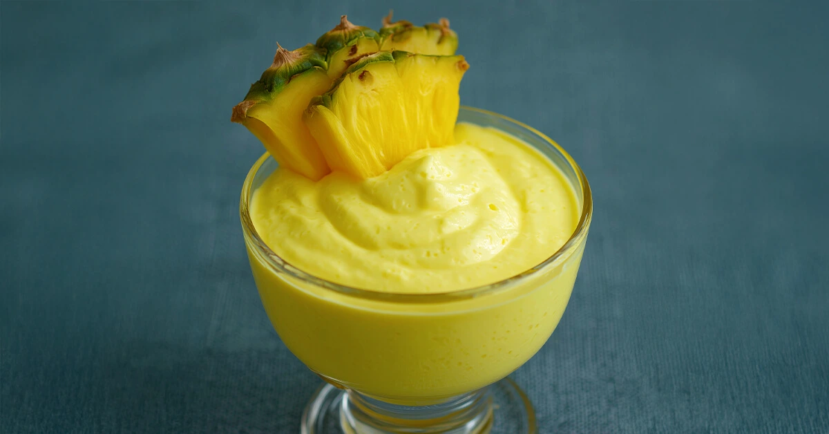 Light and Creamy Pineapple Mousse Recipe