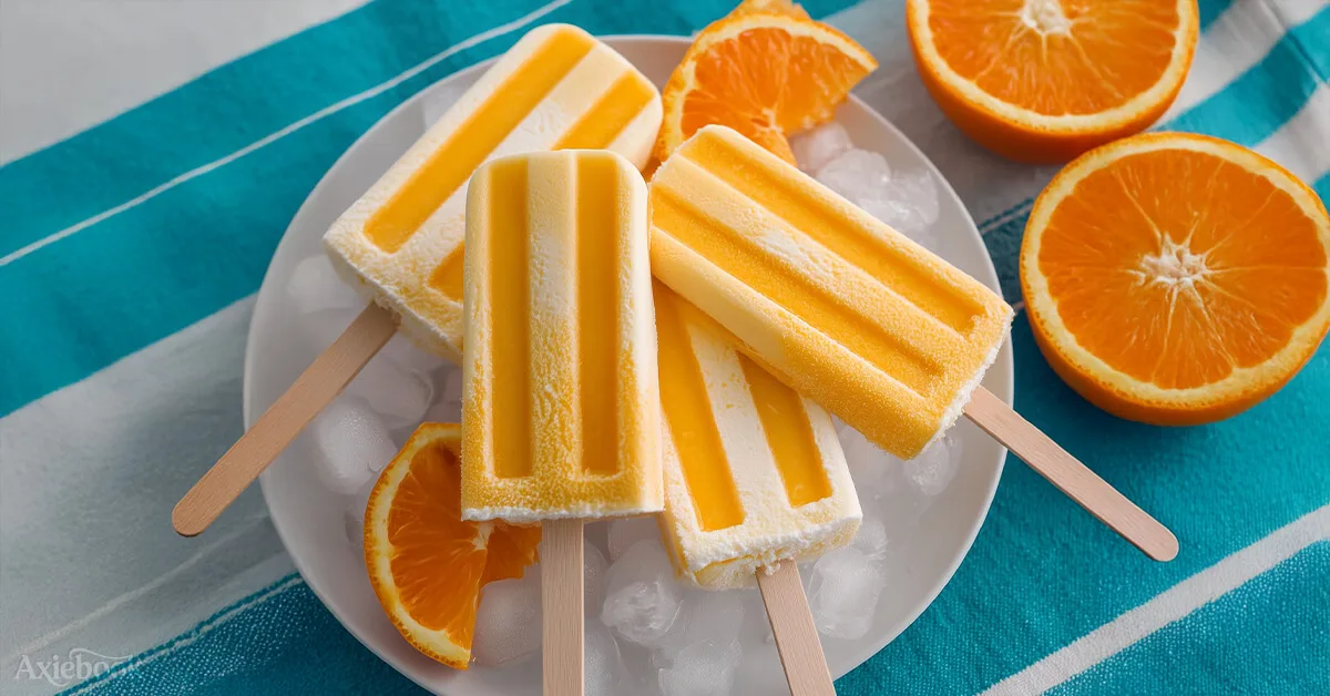 Orange Cream Popsicles