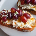 Easy Dreamy Roasted Grape Ricotta Toast Roasted Grape Ricotta Toast