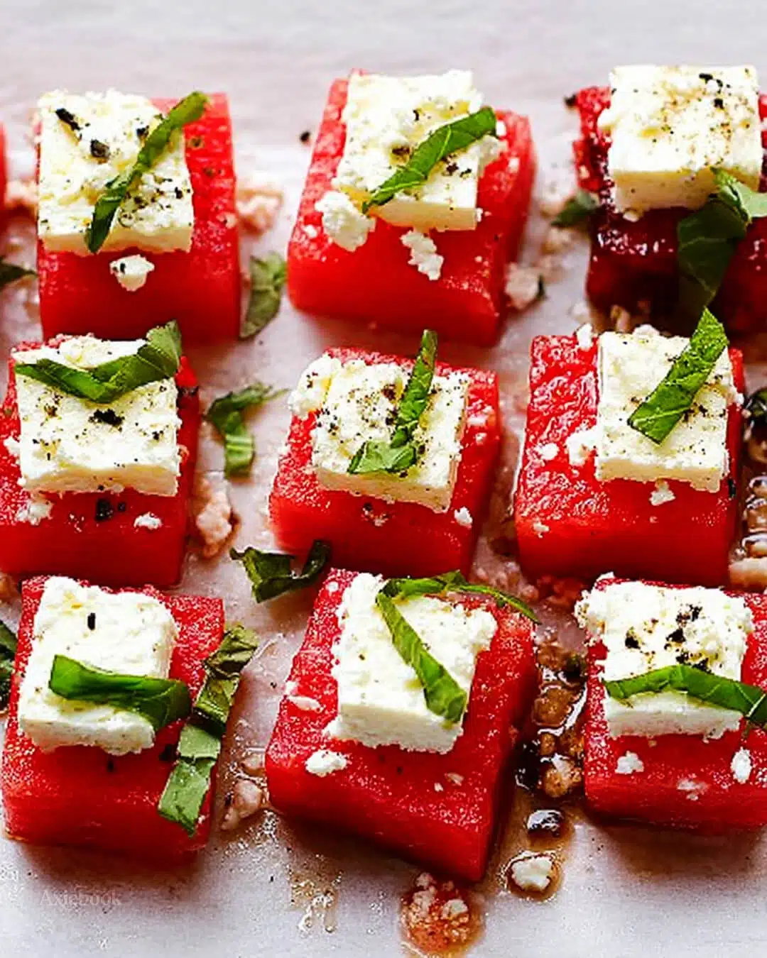 Easy Watermelon Feta Cheese Bites What I Always Do for Flavor Packed Watermelon Feta Cheese Bites