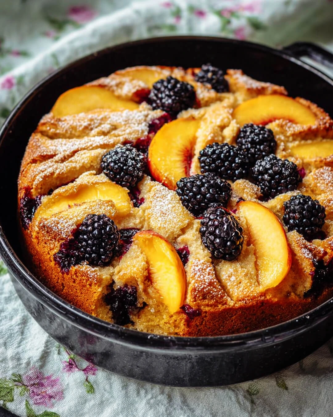 Gluten-Free Peach and Blackberry Cake What I Always Do to Get This Peach Cake Just Right