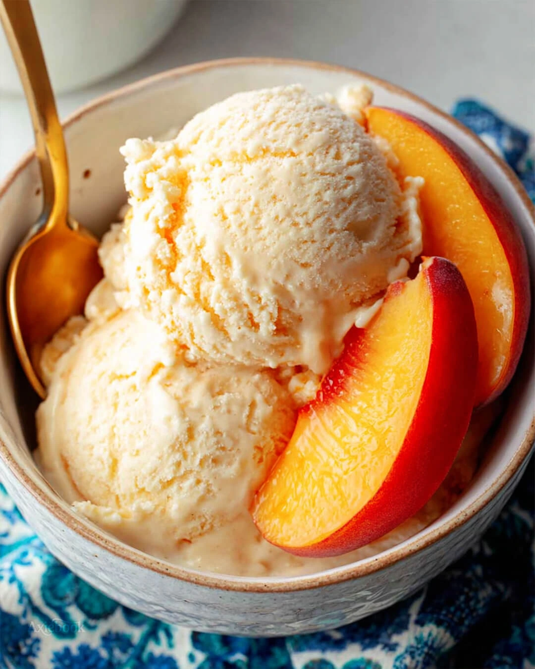 Homemade Peach Ice Cream Recipe What Makes This Peach Ice Cream My Ultimate Summer Treat
