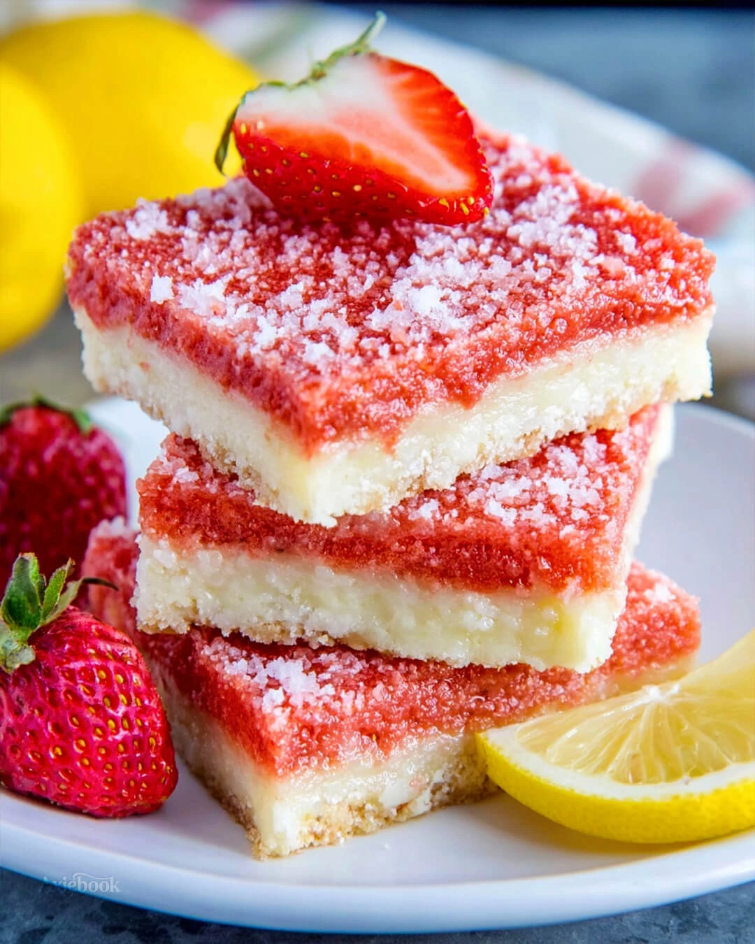 Sweet Strawberry Lemonade Bars Why Youll Love These Strawberry Lemonade Bars