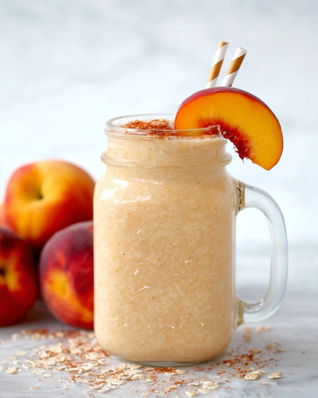 The Ultimate Peach Cobbler Smoothie Recipe Why Youll Love This Peach Cobbler Smoothie