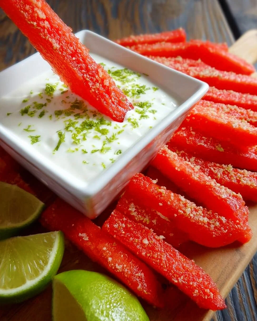 Watermelon Fries with Coconut Yogurt Dip Why Your kids will Love This Watermelon Fries with Coconut Yogurt Dip