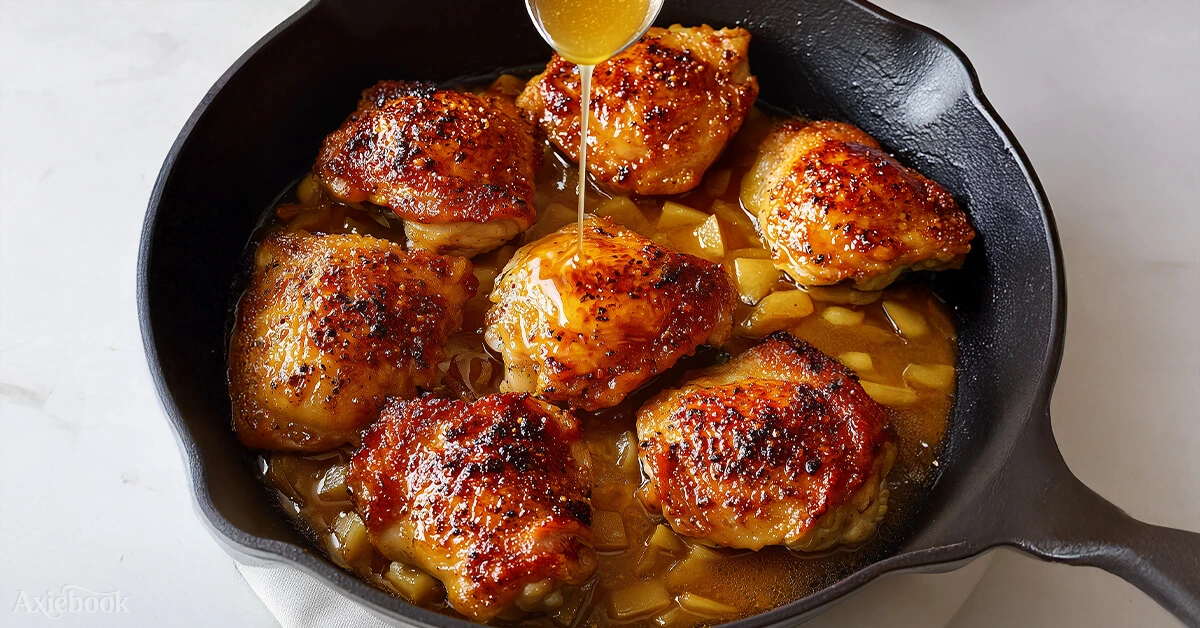 Apple Cider Glazed Chicken
