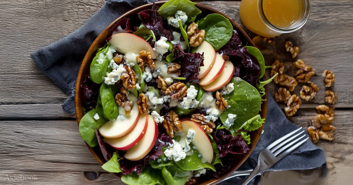 Apple Walnut Blue Cheese Salad
