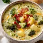 Cheddar Broccoli Potato Soup