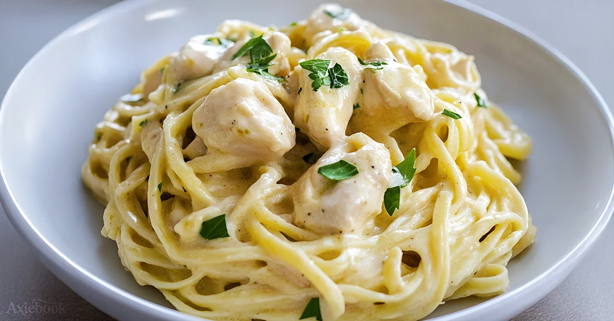 Creamy Garlic Butter Chicken Pasta