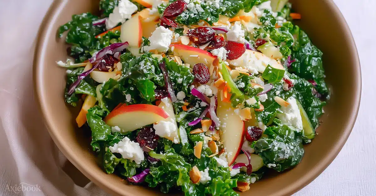 Easy Apple Kale Crunch Salad