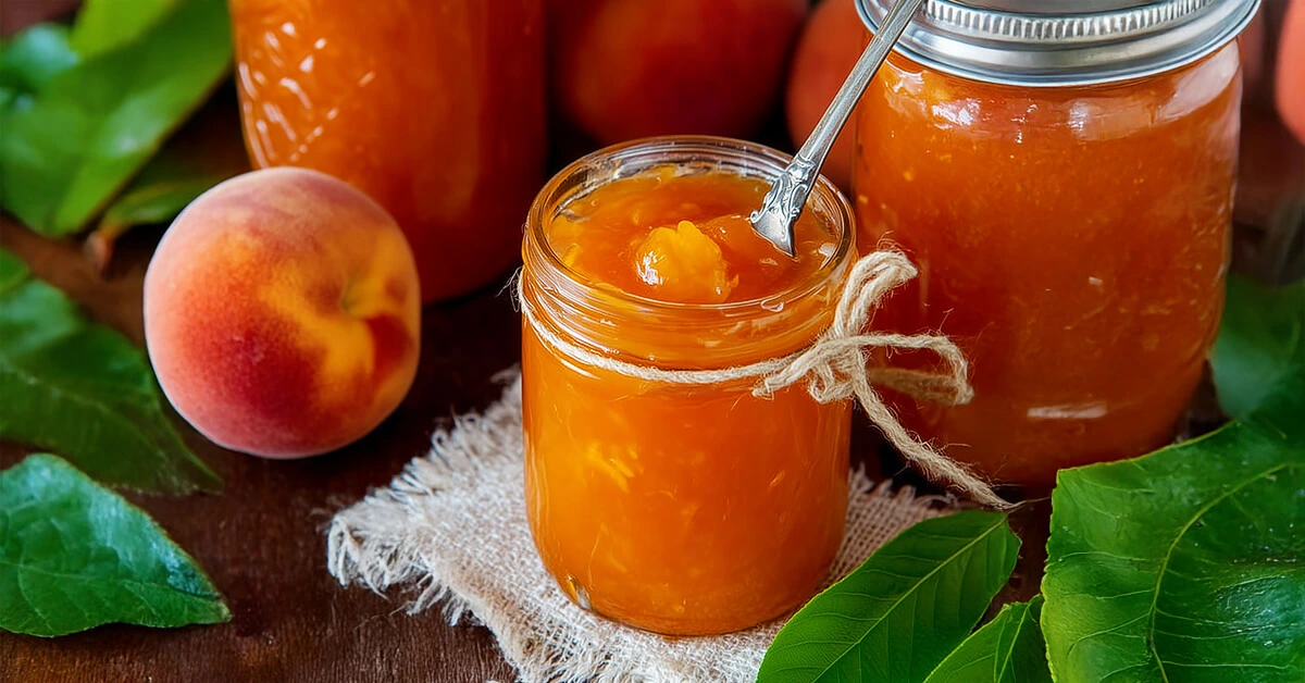 Easy Country Peach Preserves