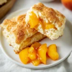 Easy Peach Butter Swim Biscuits