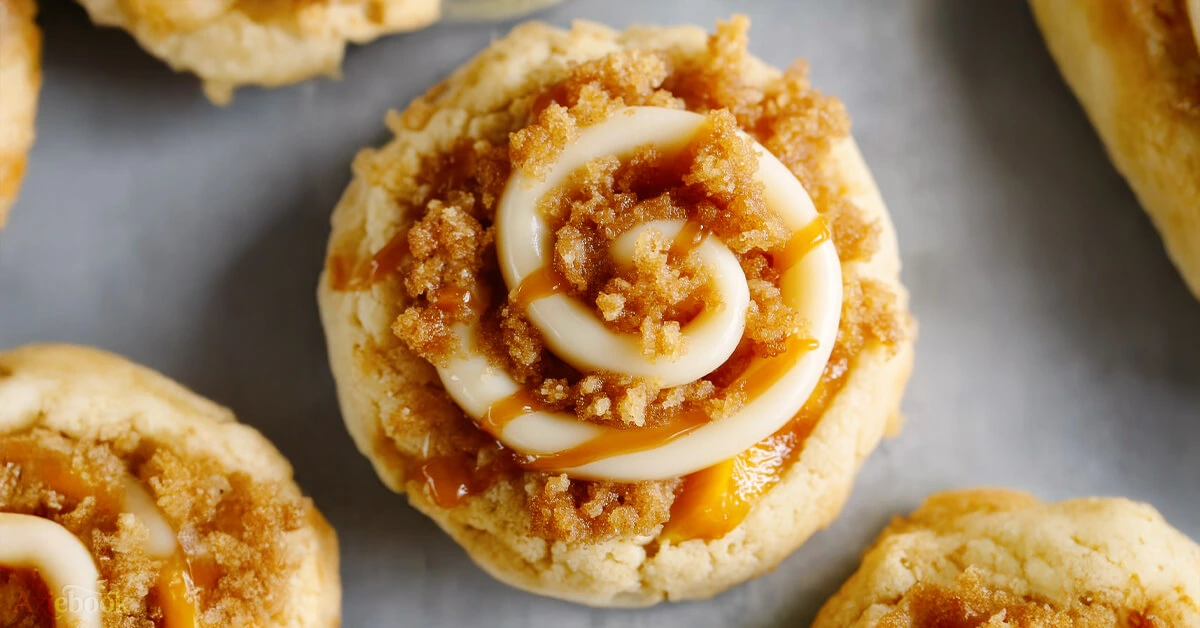 Easy Peach Cobbler Cookies