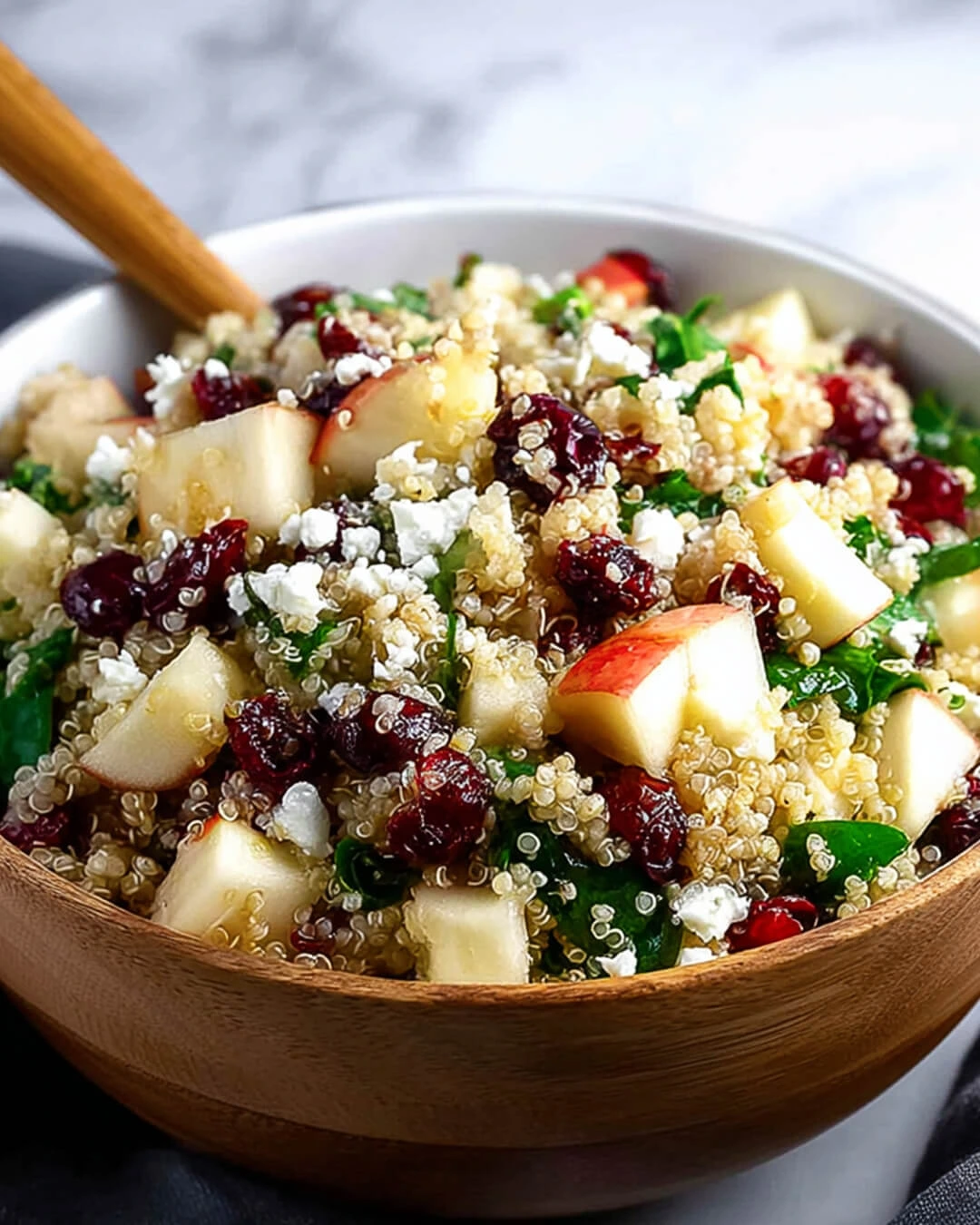 Everything You Need for the Perfect Cranberry Apple Quinoa Salad