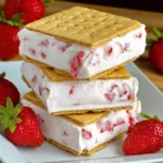 Homemade Strawberry Ice Cream Sandwiches