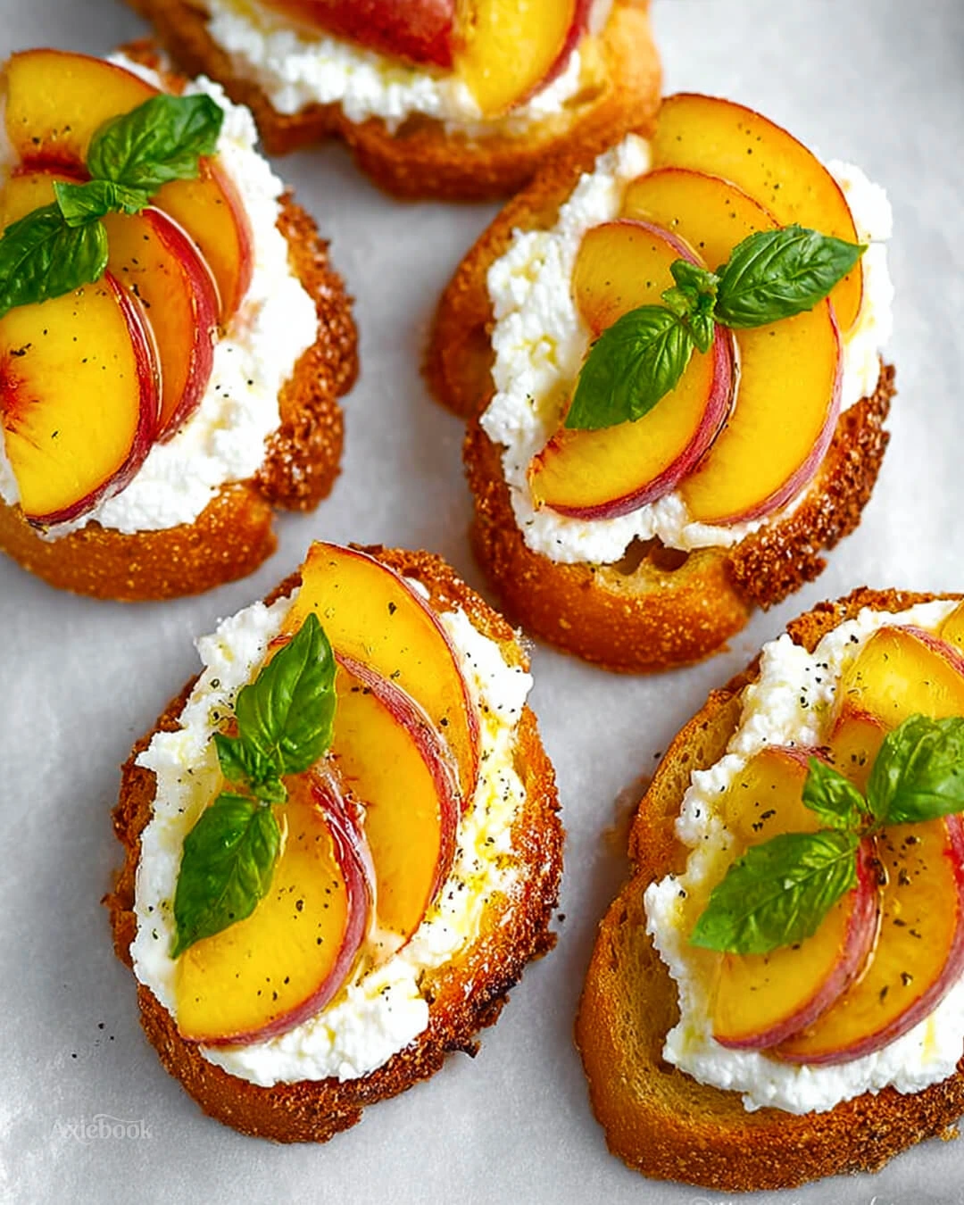 How I Build the Perfect Peach and Goat Cheese Bruschetta