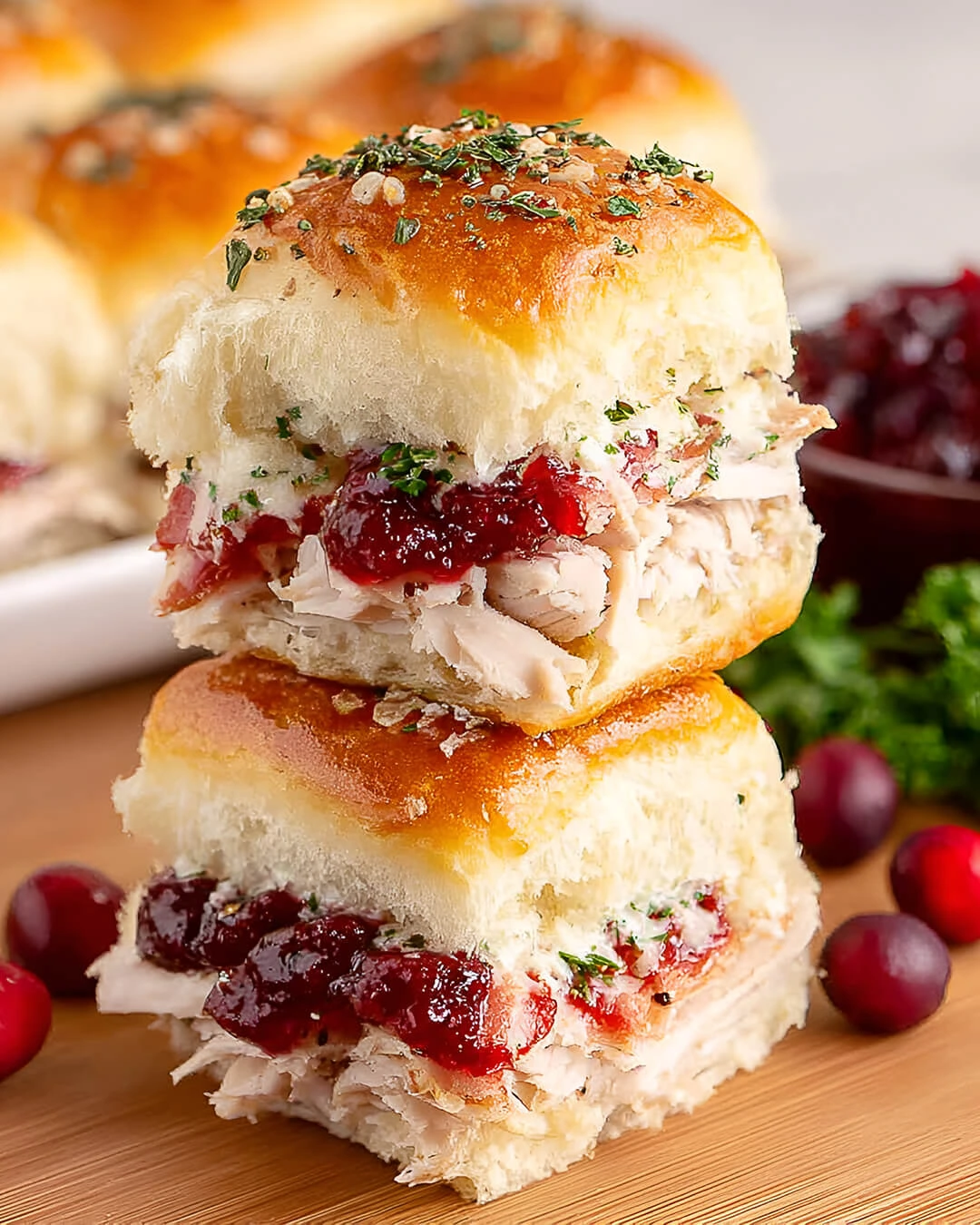 How I Make These Cranberry Turkey Sliders