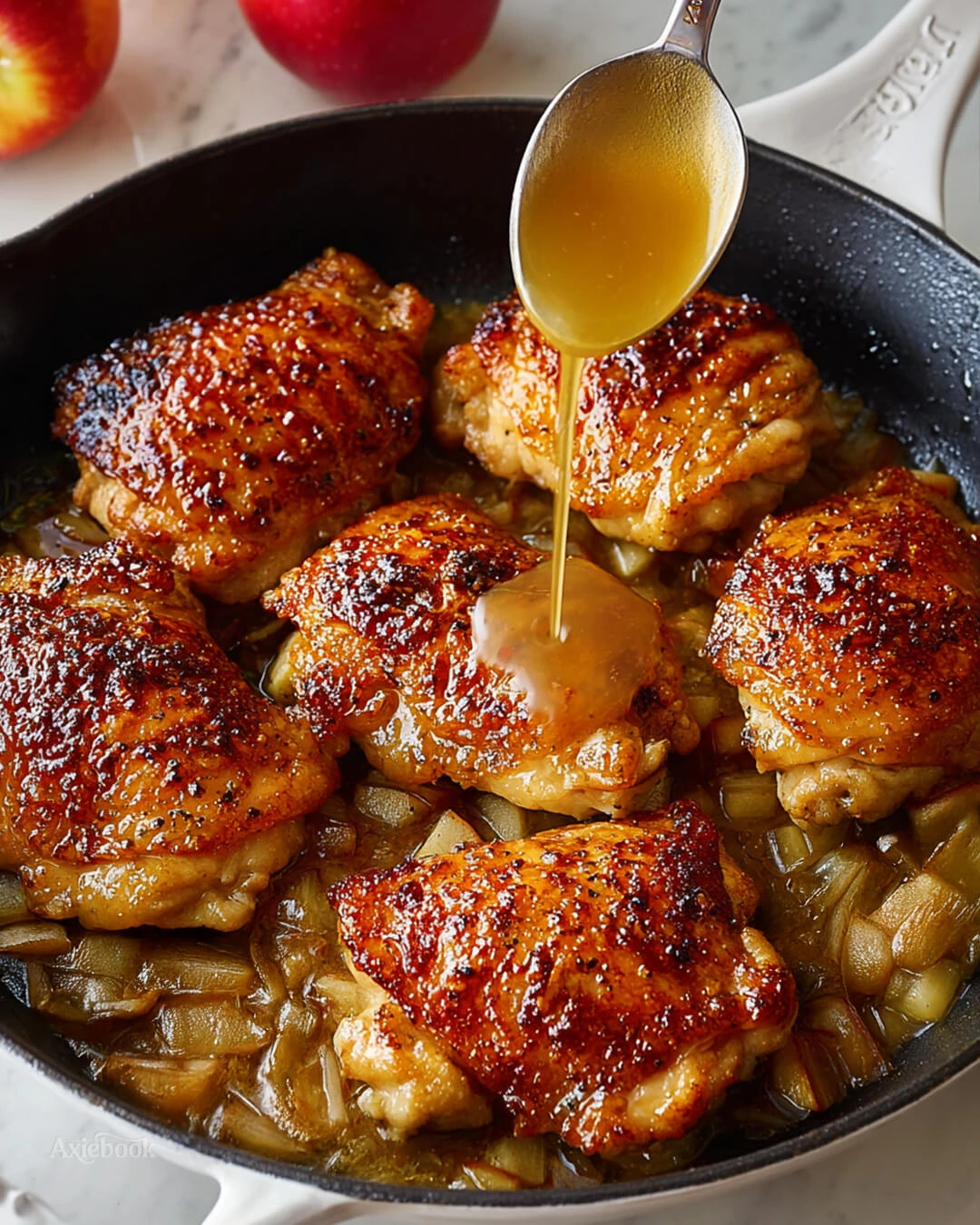How I Make This Apple Cider Glazed Chicken