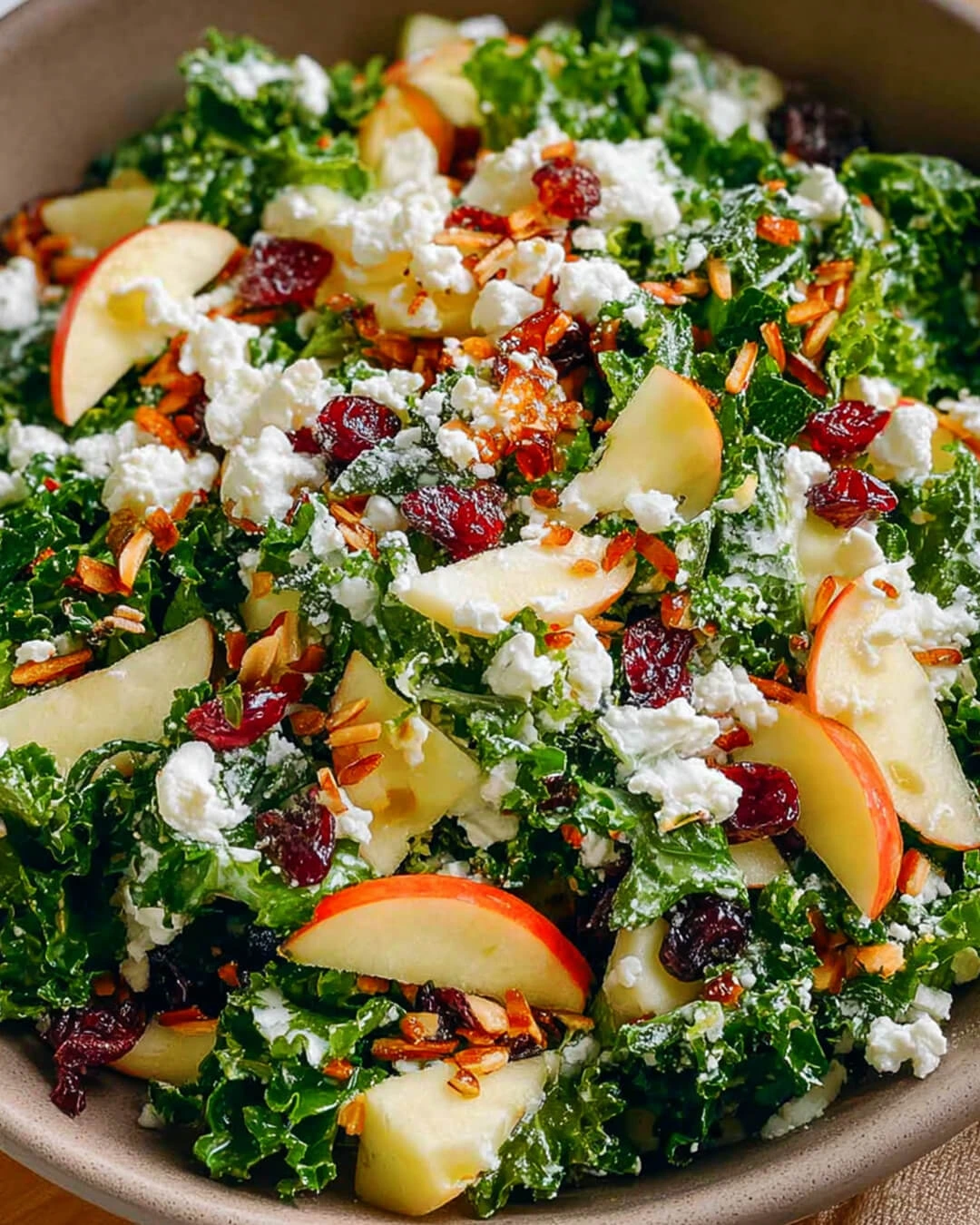 How I Make This Apple Kale Crunch Salad