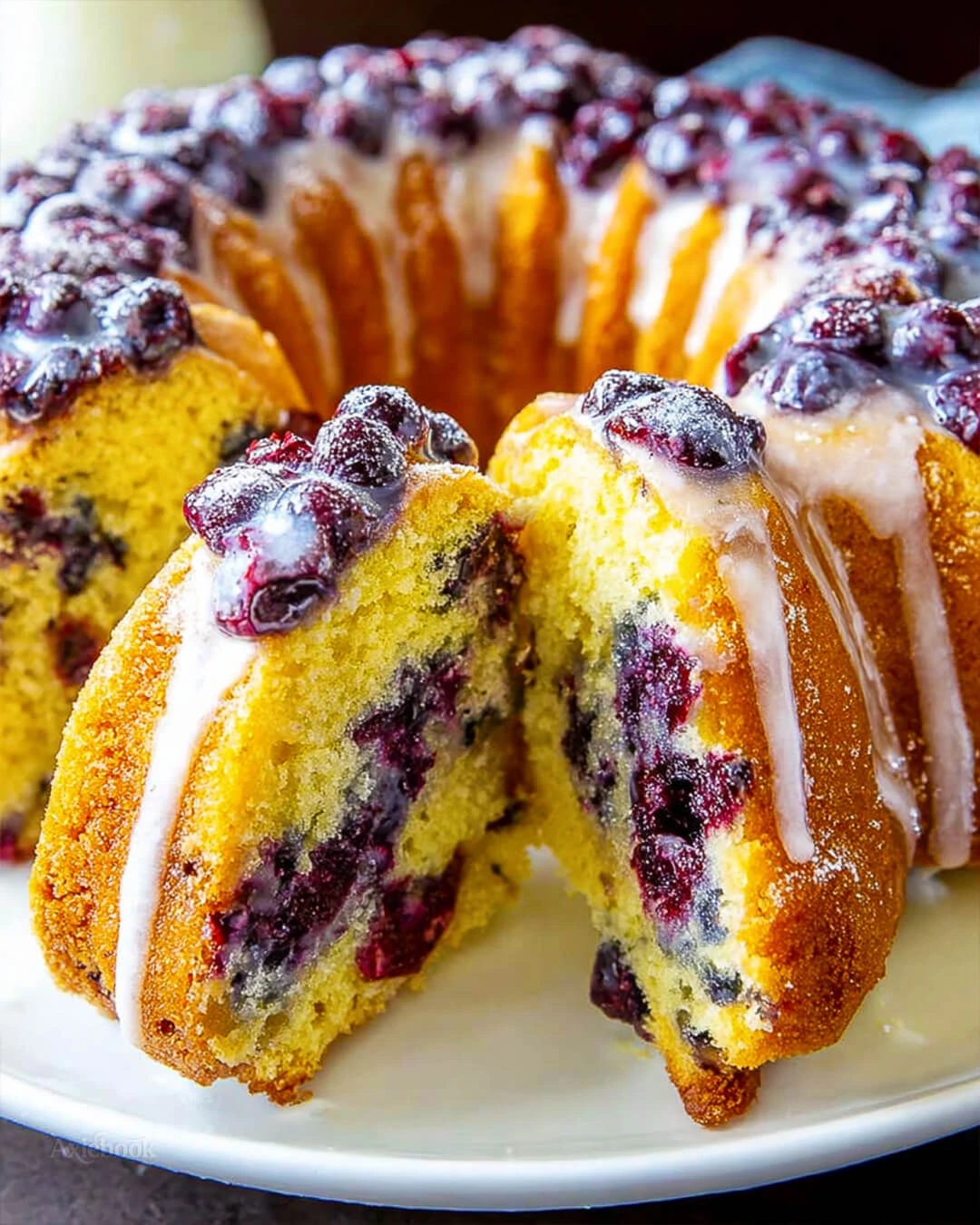 How I Make This Blueberry Bundt Cake