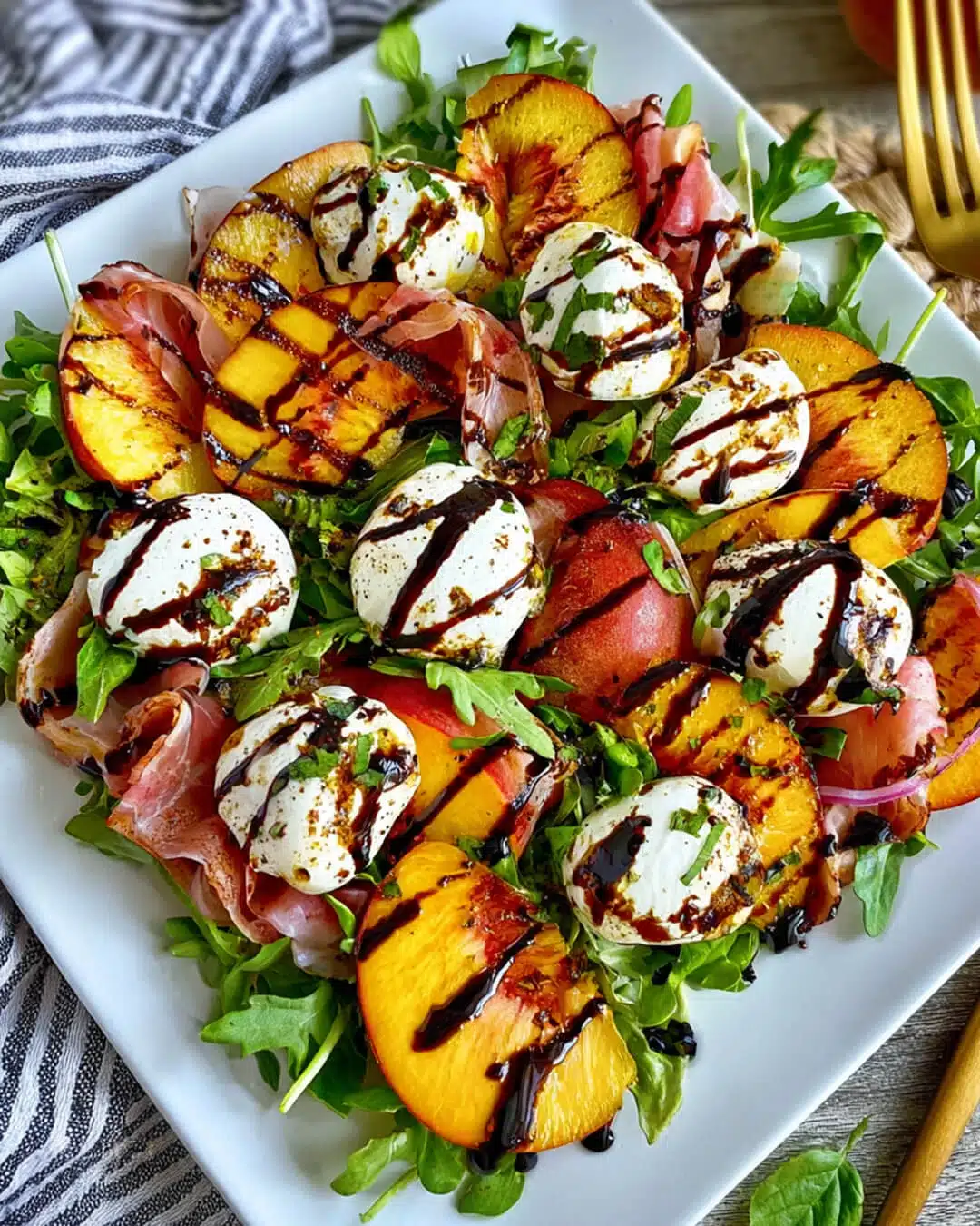 How I Make This Grilled Peach and Burrata Salad