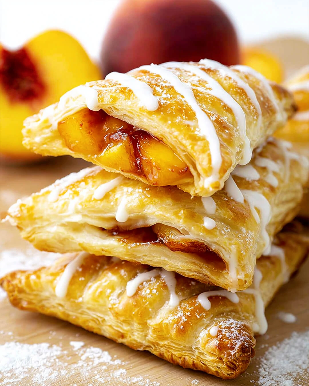 How I Make This Homemade Peach Turnovers