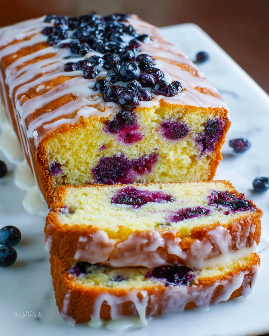 How I Make This Lemon Blueberry Pound Cake