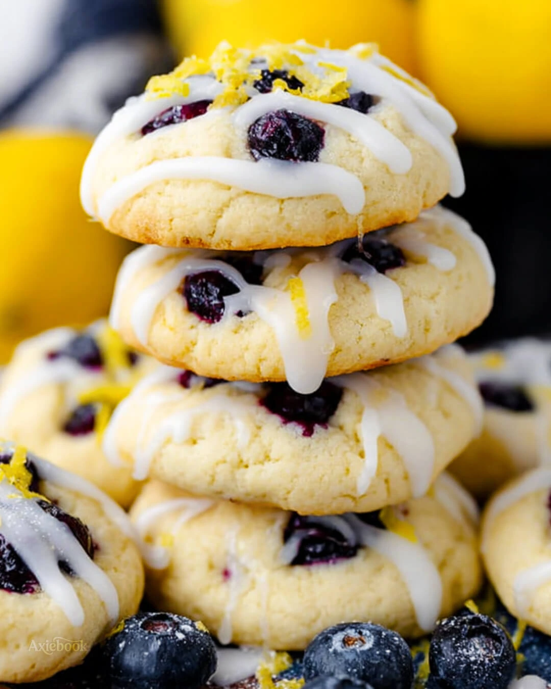 How I Make This Lemon Blueberry Soft Cookies
