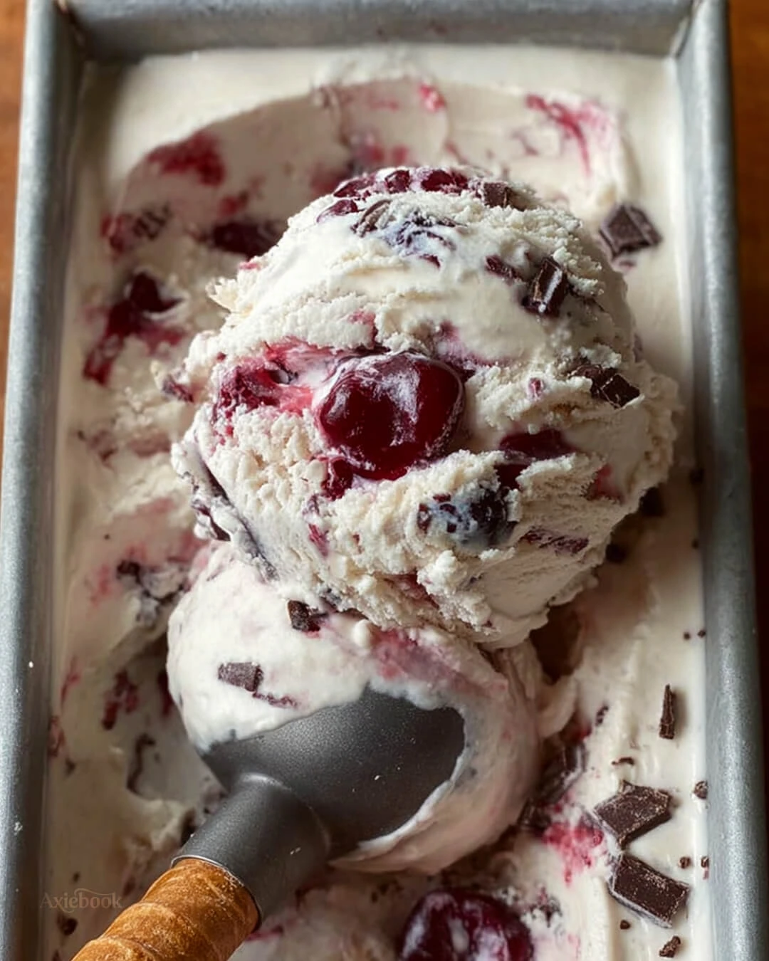 How I Make This No Churn Cherry Chocolate Ice Cream