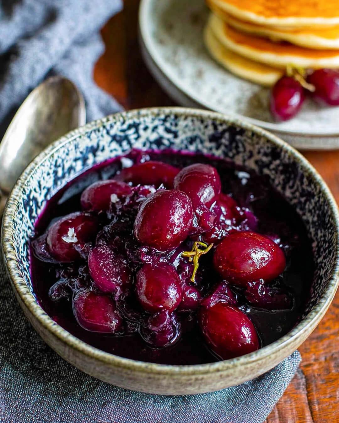How I Make This Spiced Grape Compote