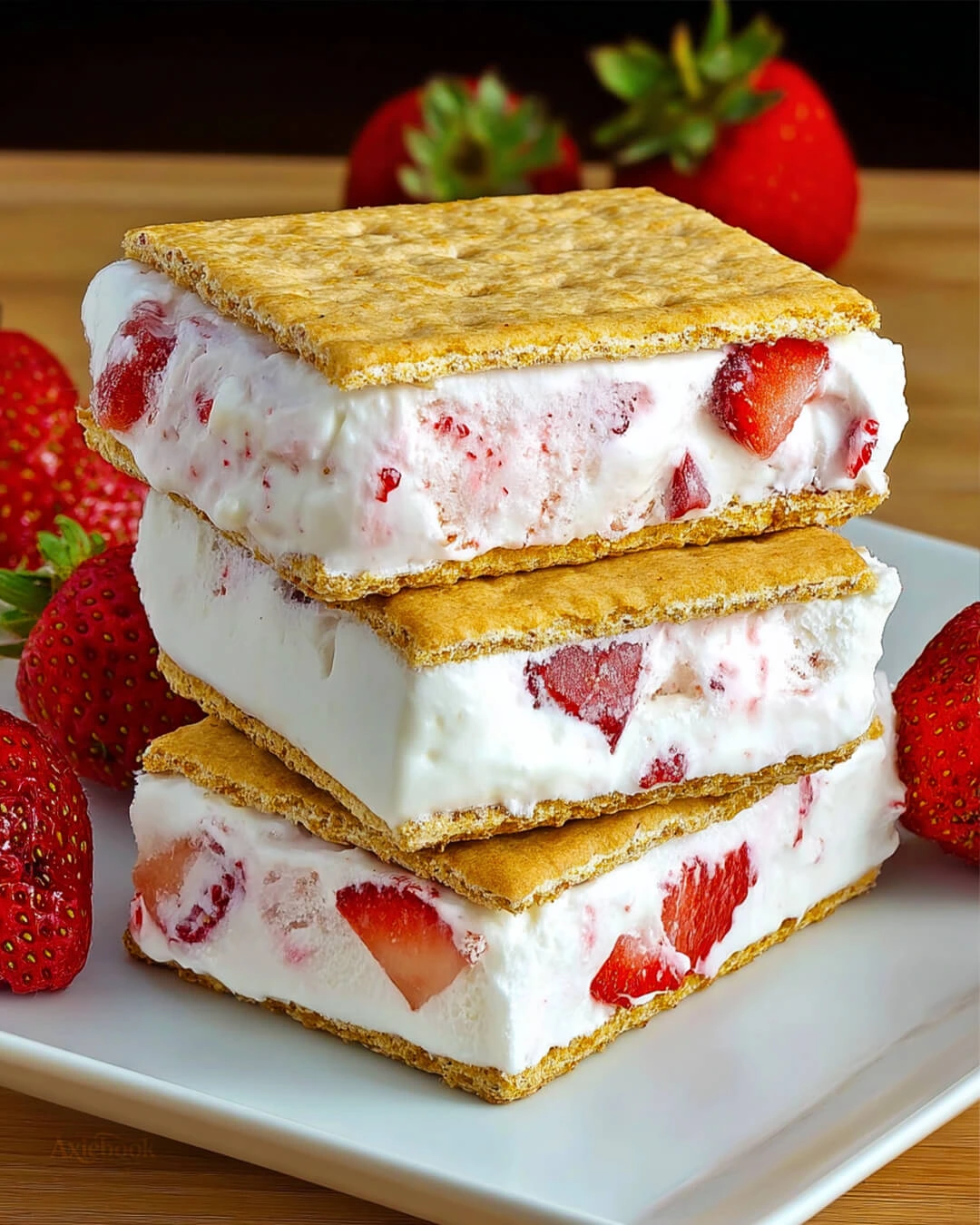 How I Make This Strawberry Ice Cream Sandwiches