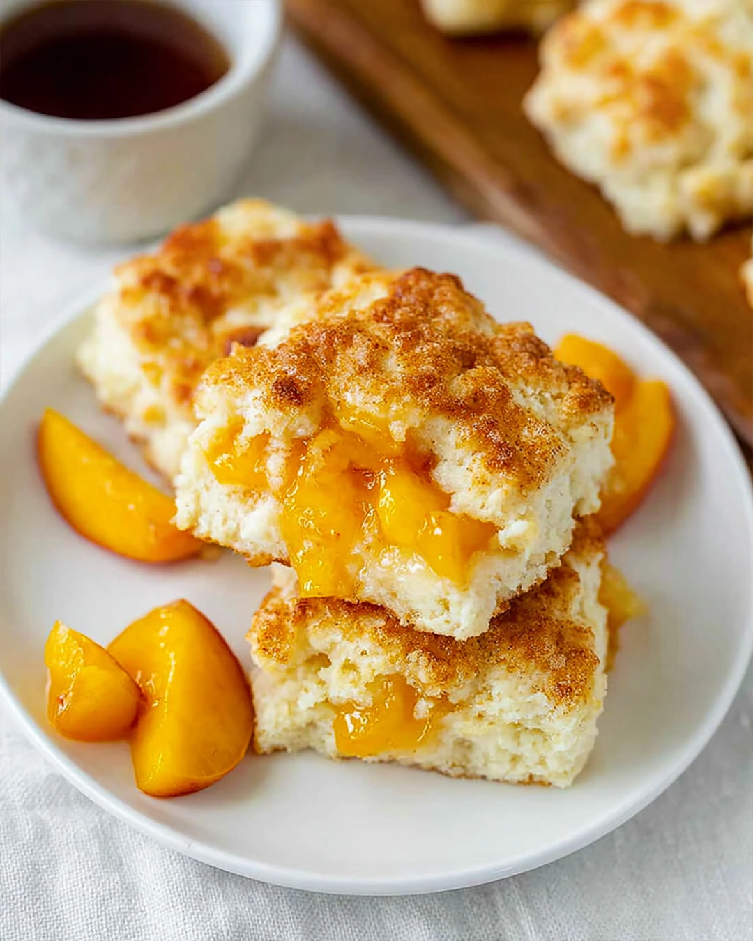 How to Make Peach Butter Swim Biscuits