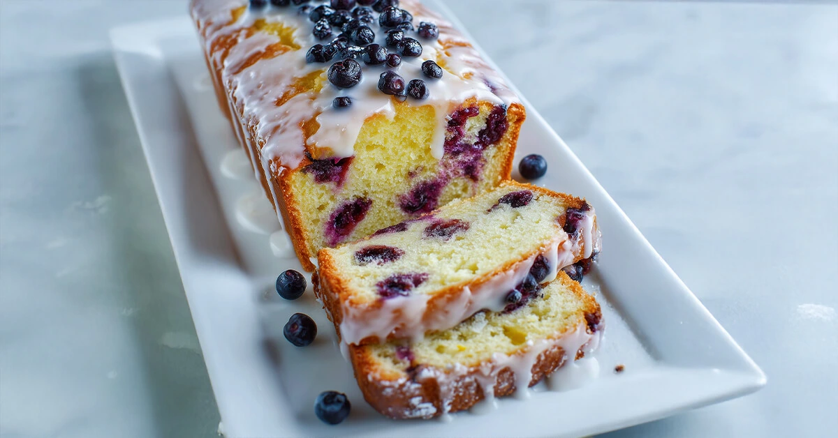 Lemon Blueberry Pound Cake