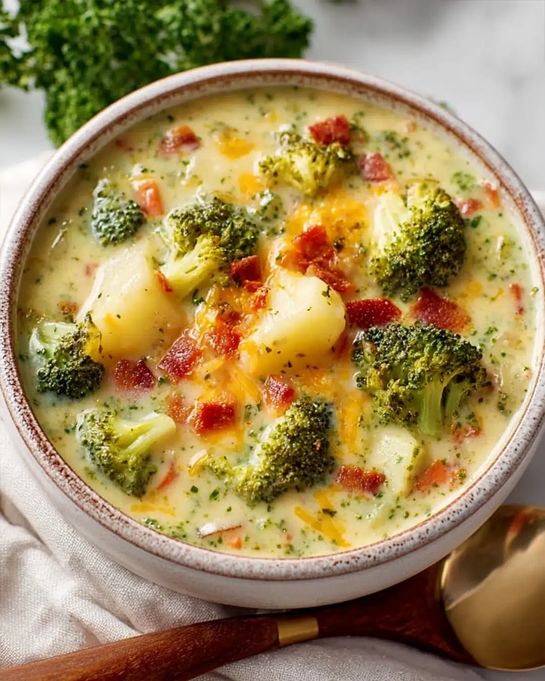 My Ingredient List for Cheddar Broccoli Potato Soup