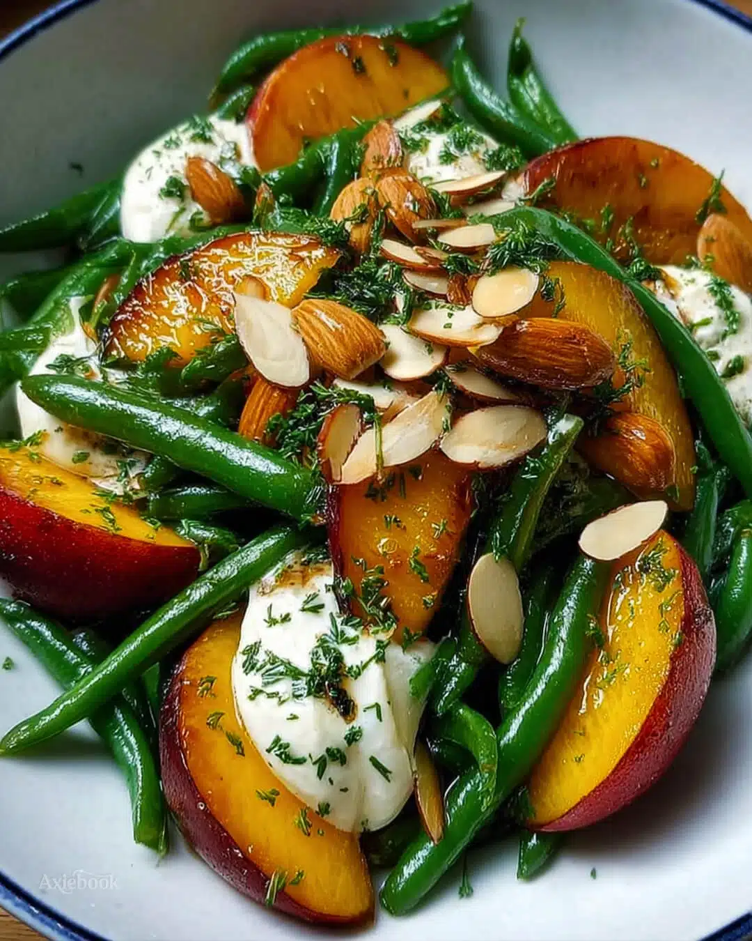 Green Bean Almond and Peach Salad My Secrets for Getting This Peach Salad Just Right