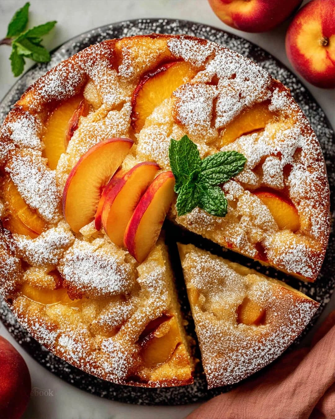 My go to methods for Peach Cake success