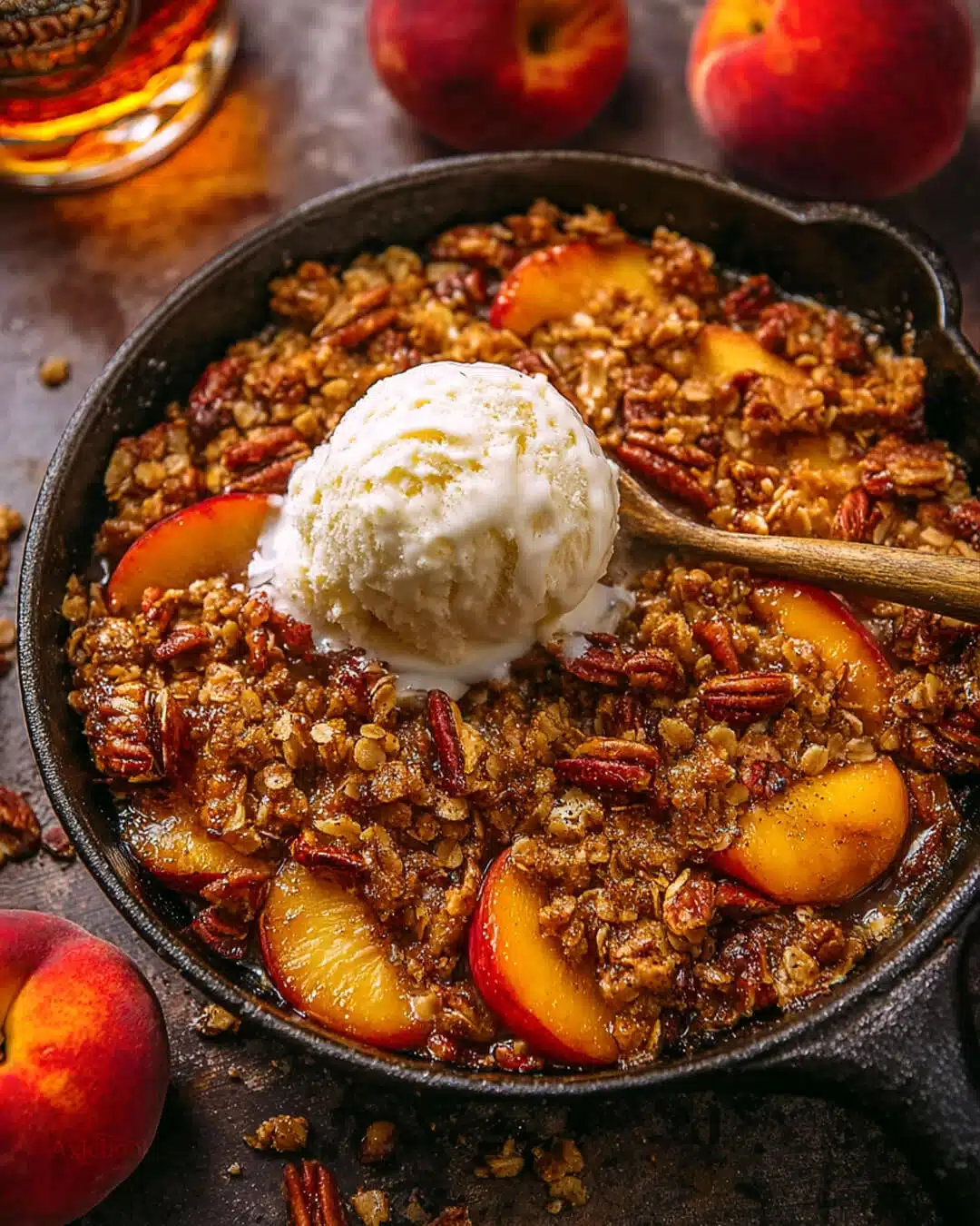 My secrets Tips For this Bourbon Pecan Peach Crisp Recipe