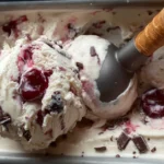 No-Churn Cherry Chocolate Ice Cream