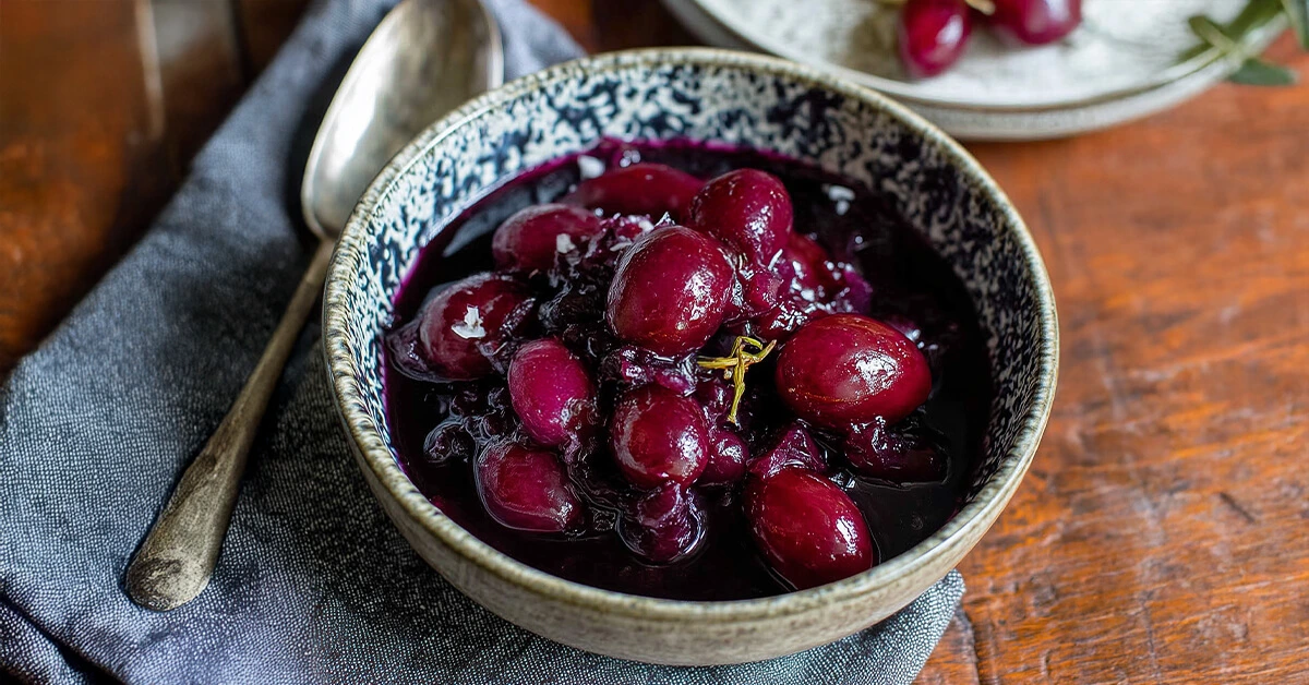 Perfect Spiced Grape Compote