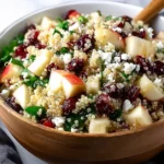 The Best Cranberry Apple Quinoa Salad
