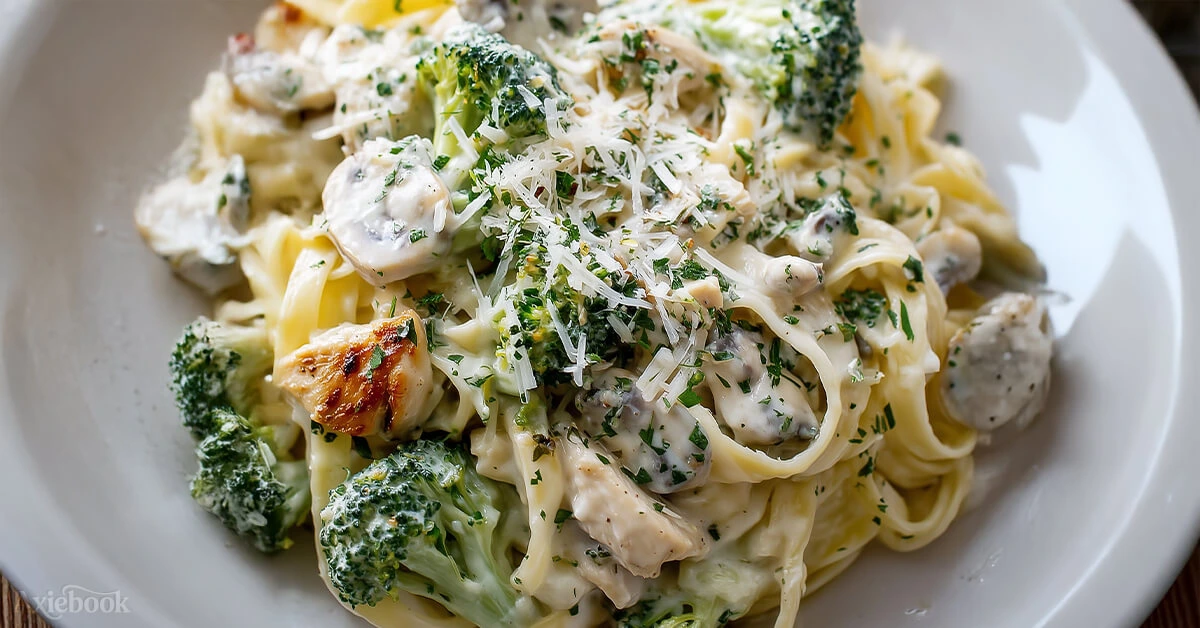 The Best Creamy Chicken and Broccoli Pasta