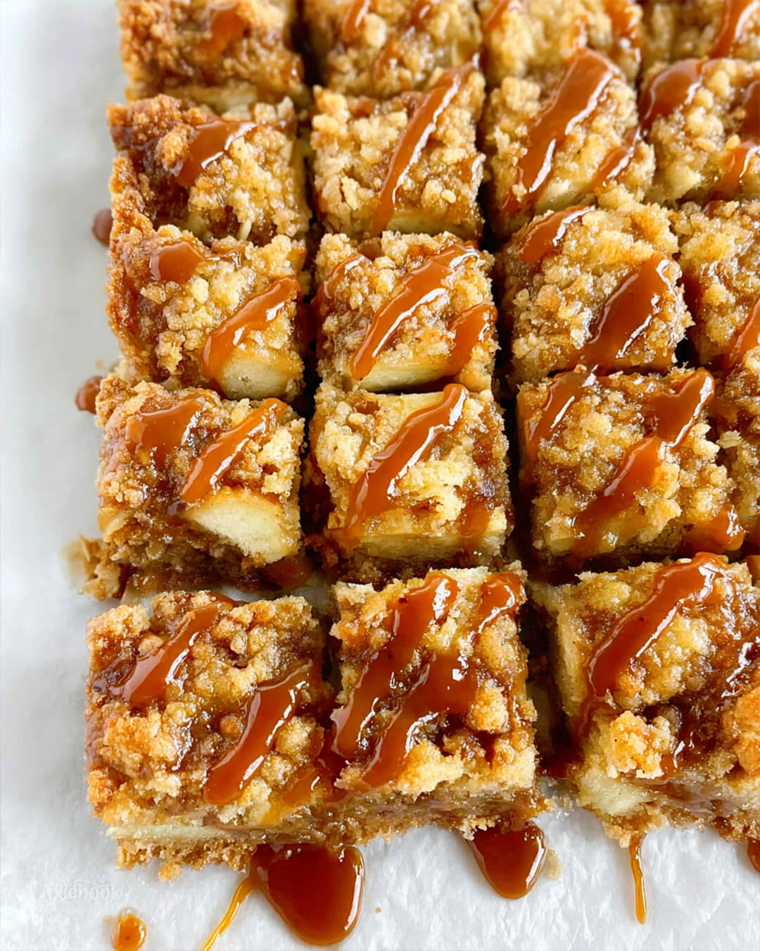 The best way I serve Caramel Drizzle Apple Pie Bars