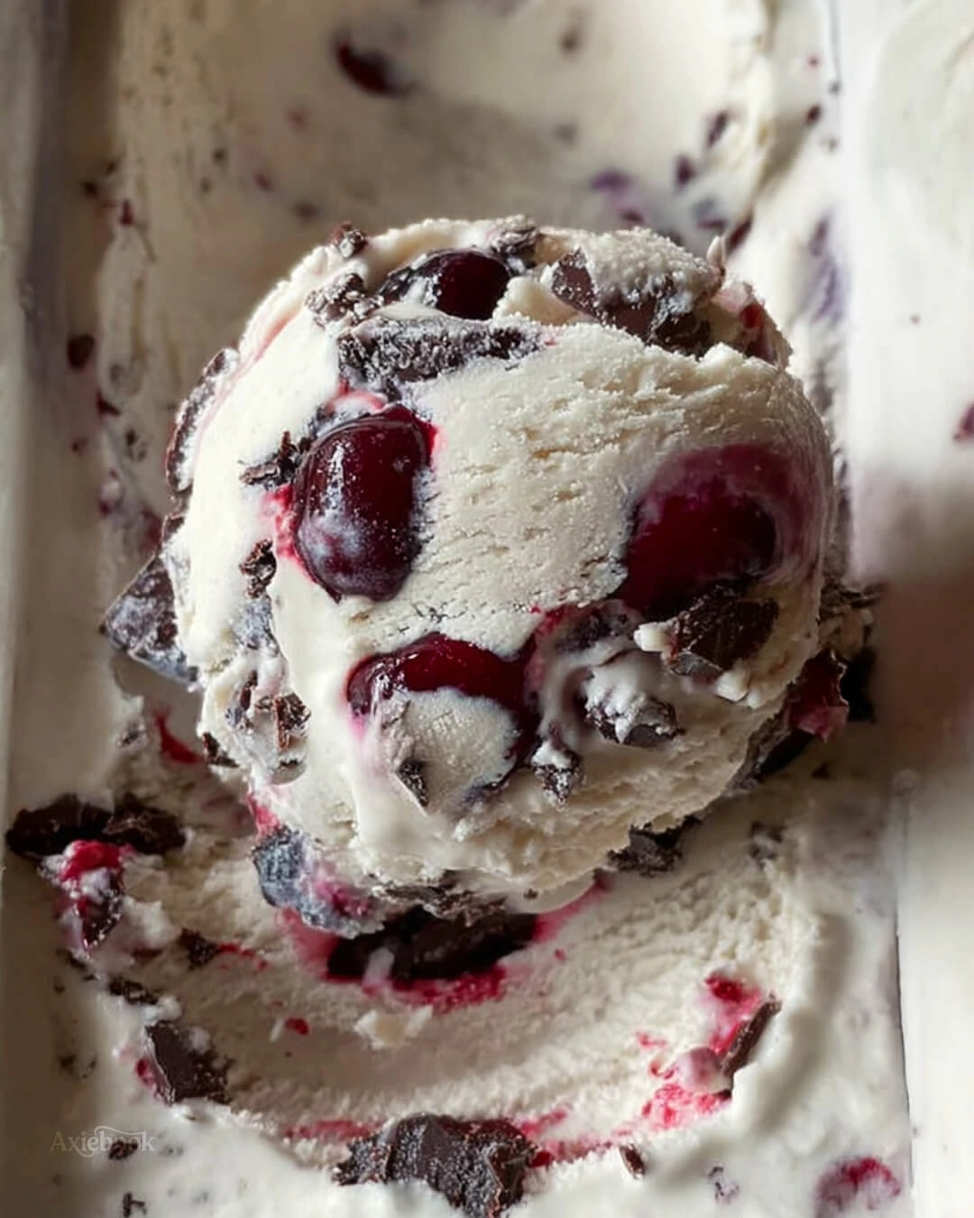 What Makes My No Churn Cherry Chocolate Ice Cream So Good