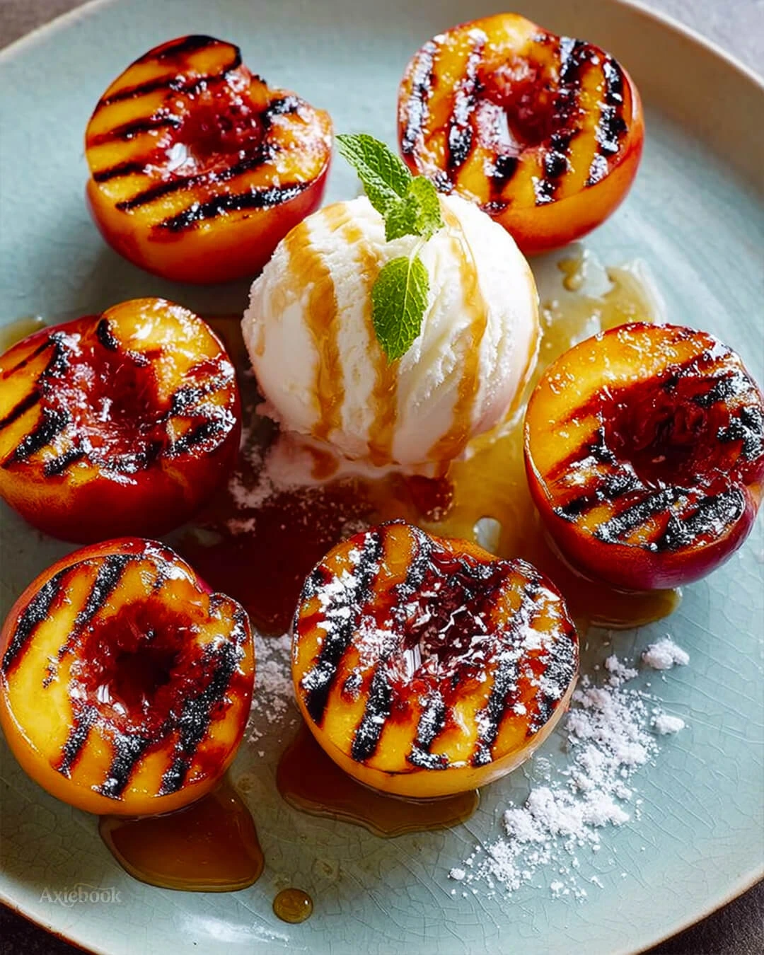 What Makes My Vanilla Ice Cream with Grilled Peaches So Good
