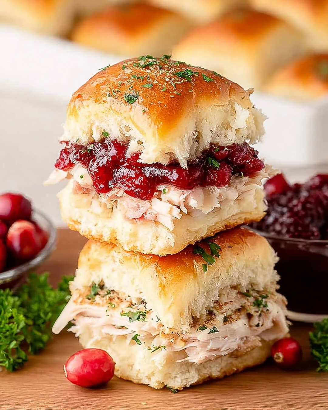 What You Need for These Cranberry Turkey Sliders