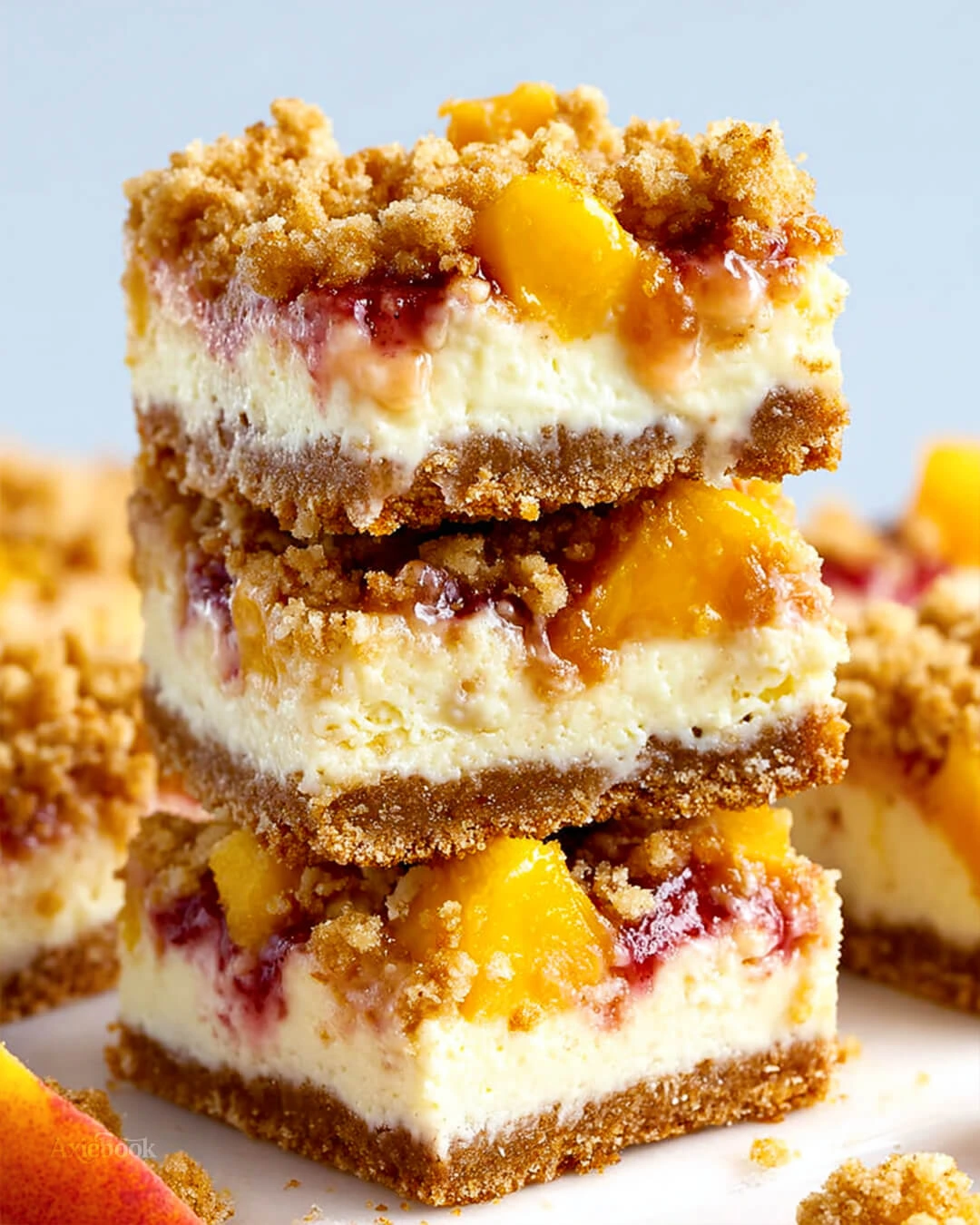 What Youll Need to Make This Peach Cobbler Cheesecake Bars