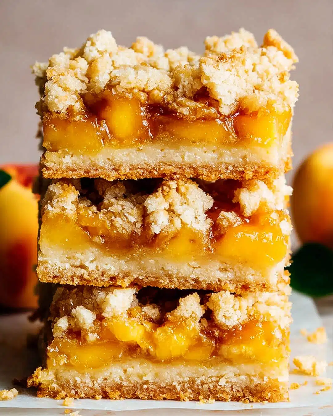What you will need to make this Peach Crumble Bars