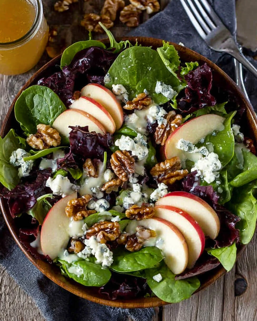 Why I Keep Making This Apple Walnut Blue Cheese Salad Week After Week